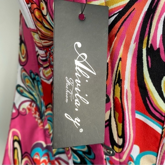 Alivila. Y Fashion Womens Fashion Bustier Floral Multicolored Size S - Picture 3 of 7